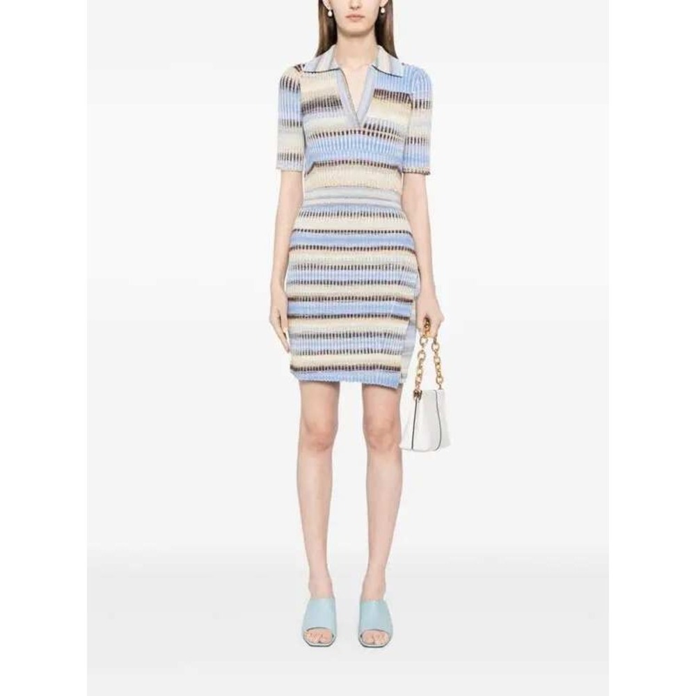Simkhai Solana Striped Polo Dress Size XS